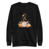 Hello Autumn Coffee Mug & T-Shirt | Cozy Fall Vibes with Pumpkins and Leaves l Unisex Premium Sweatshirt